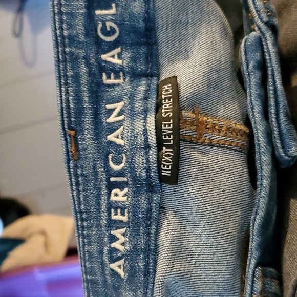 AE Ne(x)t Level Curvy Denim Shortie Short - Picture 6 of 6